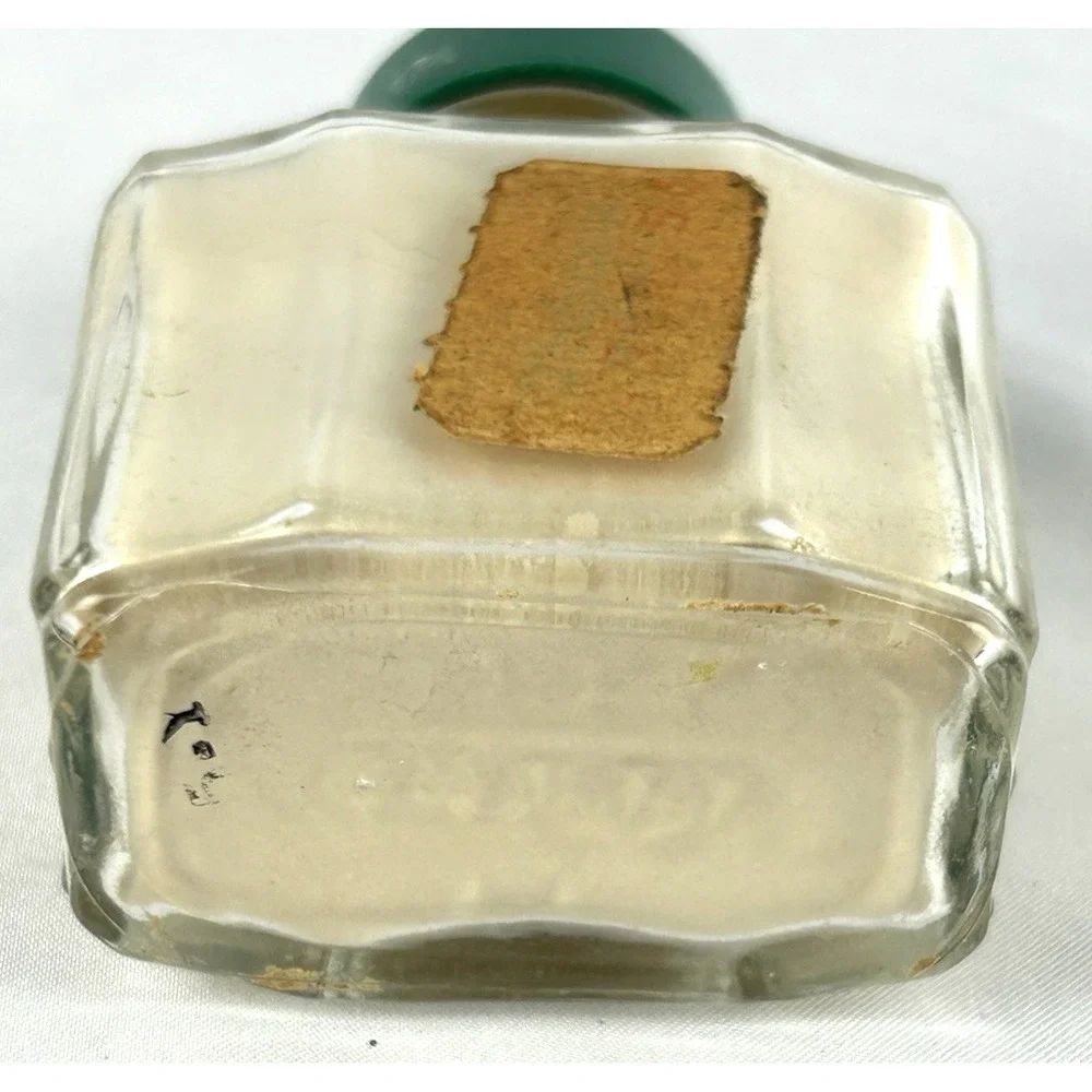 Vintage Emeraude De Coty Sachet Talc 1.75 Oz Full Bottle New York Art Deco